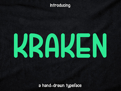 Kraken Typeface font font design graphic design illustration lettering logo logo design typeface typeface design typography