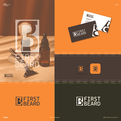 logo design - First beard branding design graphic design illustration logo typography ui ux vector visual identity