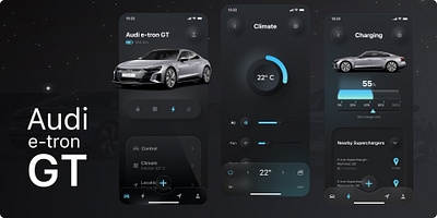 Car App app branding design ui ux