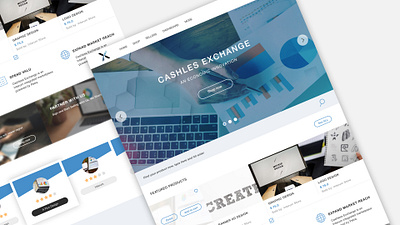 Web UI_UX_Design_Project_Cashles exchange 2