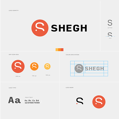 SHEGH LOGO brand branding design graphic design logo logos logotype shegh