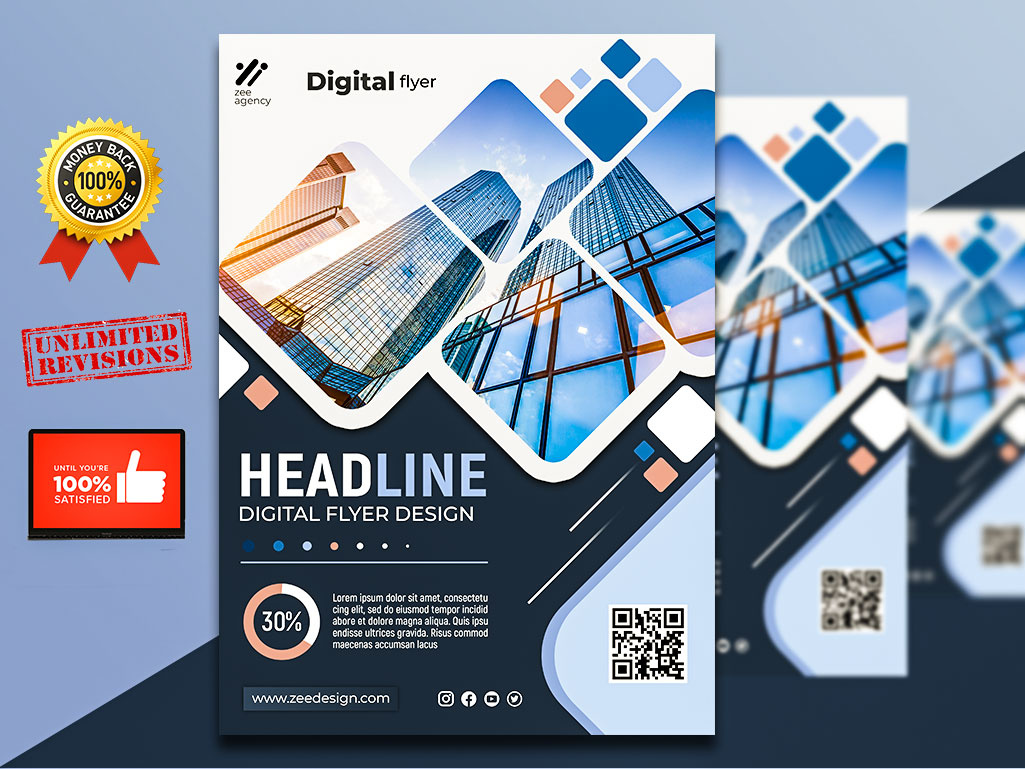 Digital flyer by Zee_Designer on Dribbble