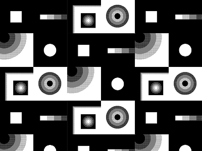 ⬛️⬜️ abstract digital art experimental pixel art