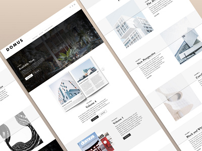 Magazine architectural design architecture article clean editorial graphic design journal layout magazine news post ux webdesign website website design
