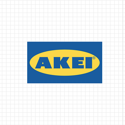AKEI Logo branding design graphic design ikea logo