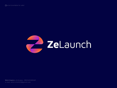 ZeLaunch modern logo design a b c d e f g h i j k l artist artist branding branding coaching gradient icon identity launch logo logo design logodesigner logos m n o p q r s t u v w x y z mark modern logo startup symbol top z