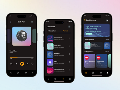 Music Player Experience figma ui ux