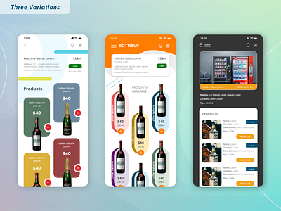 Liquor Purchase App connected to Vending Machine