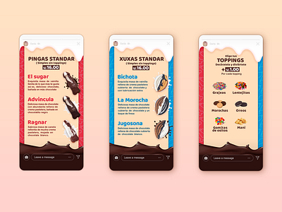 Instagram Stories destacadas - Carta de productos ComeTesta digitalmarketing facebook instagram socialmedia storis waffles