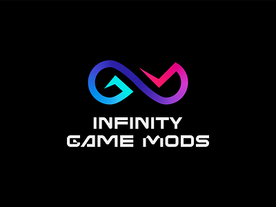 Logo for Infinity Game Mods brand master branding creative g m logo game gaming gfxpilot gm illustrator infinity infinity logo logo logo pro logodesign minimal modern mods rebranding redesign super logo