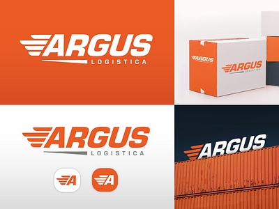 Argus Logo - Reparto capilar y servicios de transporte brand design identidadcorporativa logo