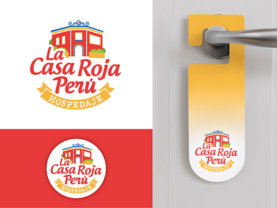 La Casa Roja Logo - Hospedaje Familiar brand branding design graphic design logo
