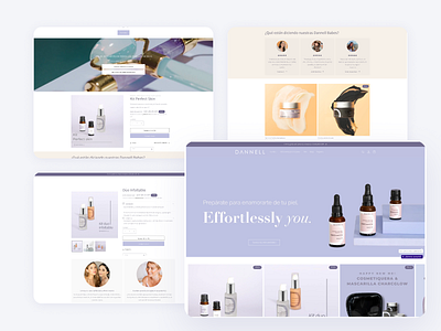 E-commerce Beauty Products design figmadesign interaction interface ui uxdesign