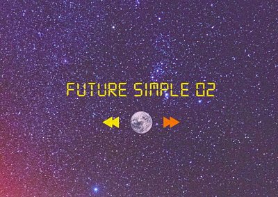 Cover for album "Future simple 02" graphic design