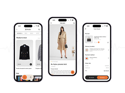 Fashion app - simple design app fashion mobile app simple ui women