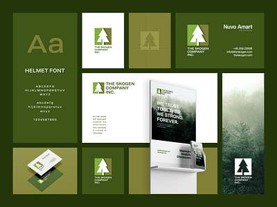 The Skogen Company Inc. brandidentity branding character design forest graphic design icon illustration logo pine skogen swedish symbol vector visualidentity