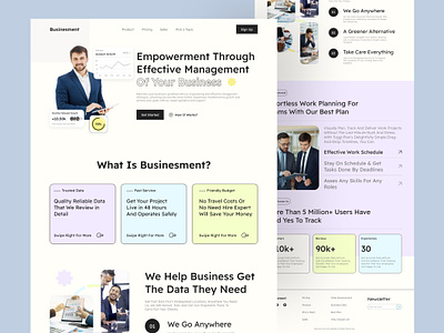 Businesment - Business Website Design business business landing page business management business web design business website management website saas ui web design website design