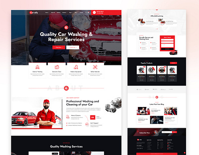 Car Wash & Repair HTML5 Template auto automobile automotive business car car dealer car dealership cars center cleaning clients company dealer mechanic multipurpose repair shop transport vehicle workshop