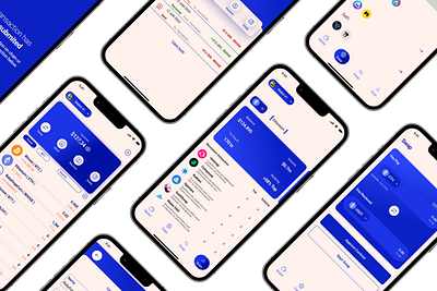 Innovative Cryptocurrency Mobile Wallet crypto design graphic design mobile design mobile ui ui uiux wallet