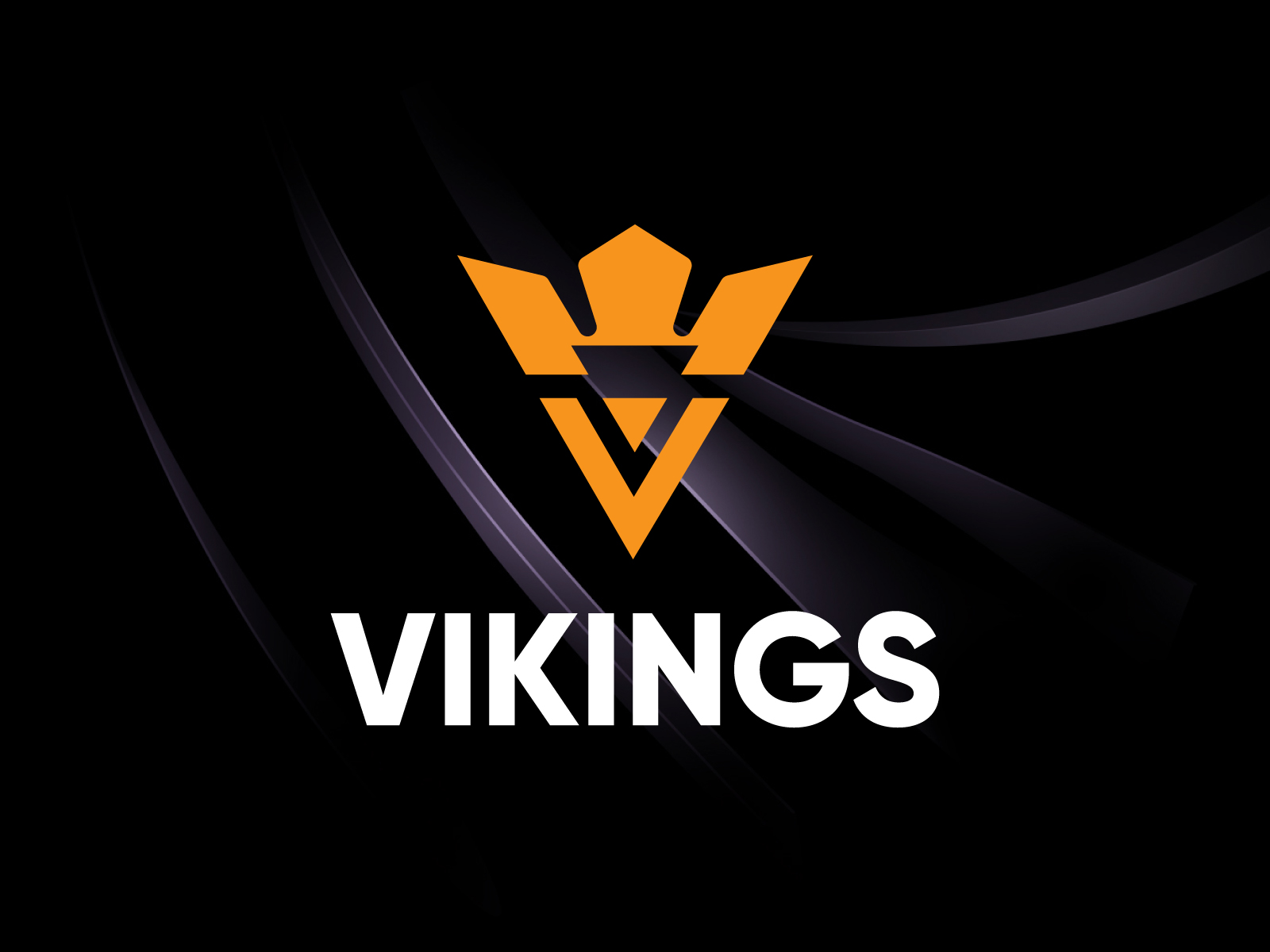 V king logo Vikings by Farhad Hossain on Dribbble