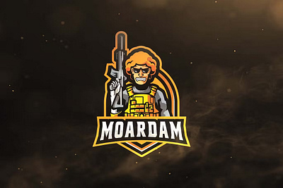 Frizzy Sport and Esports Logos design esport frizzy frizzy gaming game gaming gun logo logos mascot moardam sport template