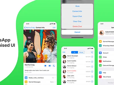 Whatsapp Customised UI