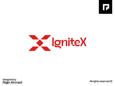 IgniteX™ branding graphic design logo logo design logo designer logos logotype tech tech logo tech logo design technology logo vect plus