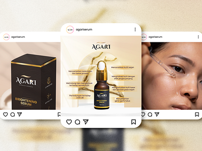 Packaging Design for Agari beauty bottle box branding cosmetic design graphic design label label design lotion packaging print serum