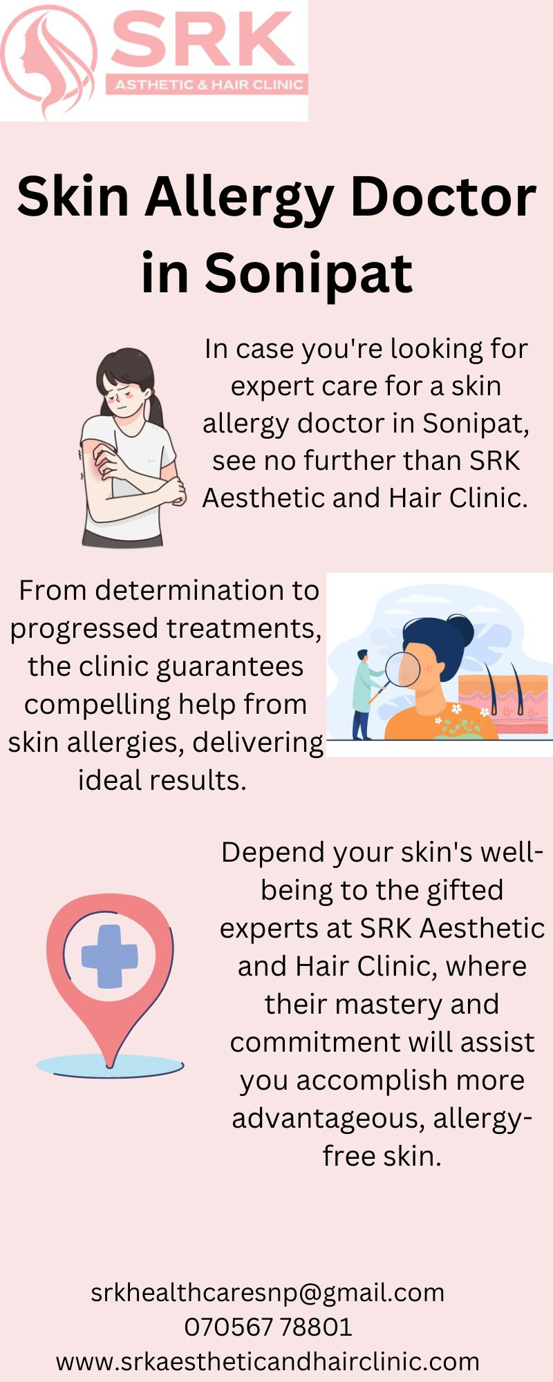 Skin Allergy Doctor in Sonipat by srk asthetic on Dribbble