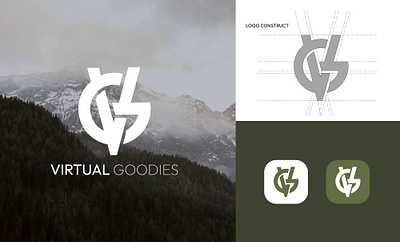 Virtual Goodies (USA) - Branding branding busniess logo design logo logo creation logo design minimalist logo modern minimalist logo