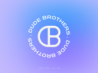 Dude Brothers Logo abstract logo marks best dribbble shots brandmark logo dlogo dude brothers logo emblems iconic logo design letterlogo mascot logos monogramlogo pictorial marks rimongraphics wordmark logo design wordmarks