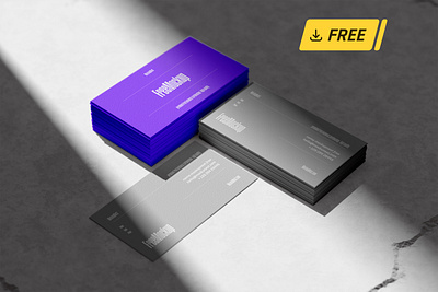 Free High Contrast Business Card Mockup business card mockup card mockup free card mockup free design free mockup free mockups free psd