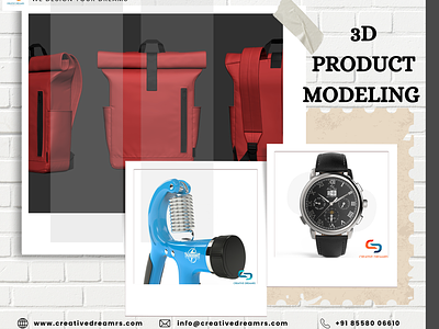 Stunning 3D product rendering Mohali- CREATIVE DREAMRS 3d 3d des 3d modeling 3d rendering architectural art character design designing modeling product rendering texturing visualization