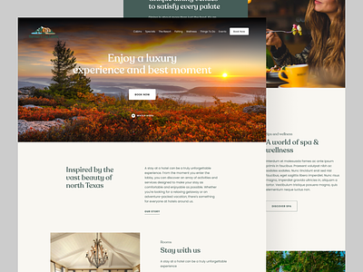 Resort Landing Page case study dashboard family friendly holidays lead generation mobile app problem solving product design product designer resort landing page responsible travel tourism travel ui ui designer ui ux designer user research ux ux designer website design