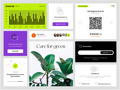 Dashboard Widgets cards charts confetti contact dashboard empty graphs insurance leaves newsletter qr code revenue sales scanning subscribe widgets