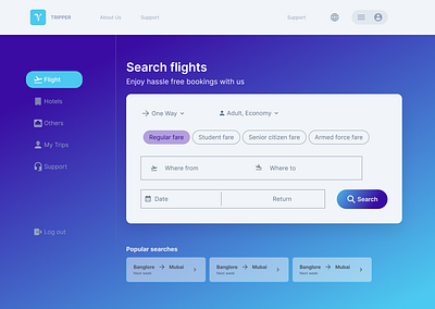 Flight Search (Daily UI Challenge Day 68) daily ui daily ui dailyui design ui uiux ux