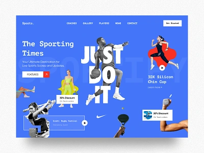 Sports website ecommerce football football accessories football kit homepage jersey landing page minimal soccer sports sports club sportswear uiux web design website website design