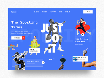 Sports website ecommerce football football accessories football kit homepage jersey landing page minimal soccer sports sports club sportswear uiux web design website website design