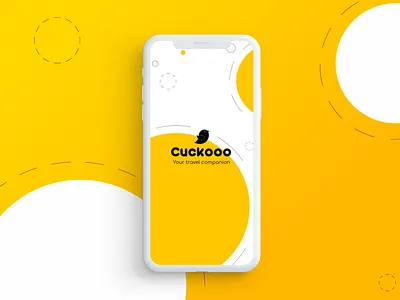 Cuckooo Travel Alarm | Mobile App alarm app design app app animation application design design design in sanity figma figma animation gps mobile animation mobile app design product design travel alarm ui ui design ux ux design yellow