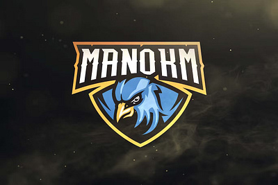 Manokm Sport and Esports Logos bird design e sport esport game gaming graphic logo logos manokm manokm esport mascot sport template