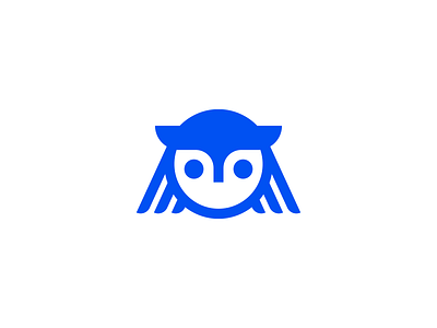 Owl bird brand branding design elegant graphic design illustration logo logo design logotype mark minimalism minimalistic modern owl sign smart tech