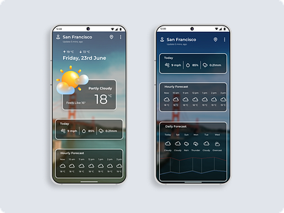 Weather App UI app ui figma interactive design ui ux