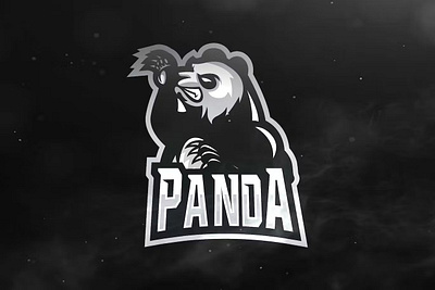 Panda Sport and Esports Logo animal esports design e sports esport game gaming graphic logo logos mascot gaming mascot panda panda sport template