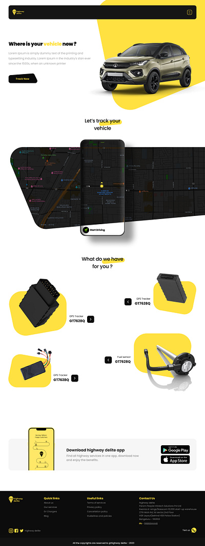 GPS Service website branding design graphic design illustration typography ui ux vector web