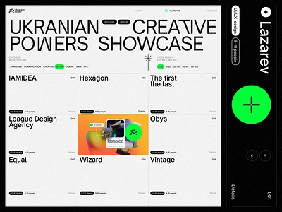 Teams list section design for UkrainianPower | Lazarev. agency catalogue category community creative design digital directory filter gravel background list showcase site teams ui ukraine ukrainian design ux web website