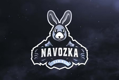 Rabbit Sport and Esports Logos design esport game gaming graphic logo logos mascot logo mascot rabbit navozka rabbit rabbit esport rabbit logo rabbit template sport