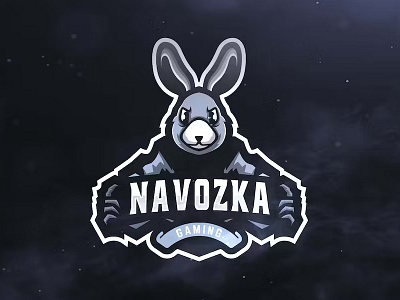 Rabbit Sport and Esports Logos design esport game gaming graphic logo logos mascot logo mascot rabbit navozka rabbit rabbit esport rabbit logo rabbit template sport