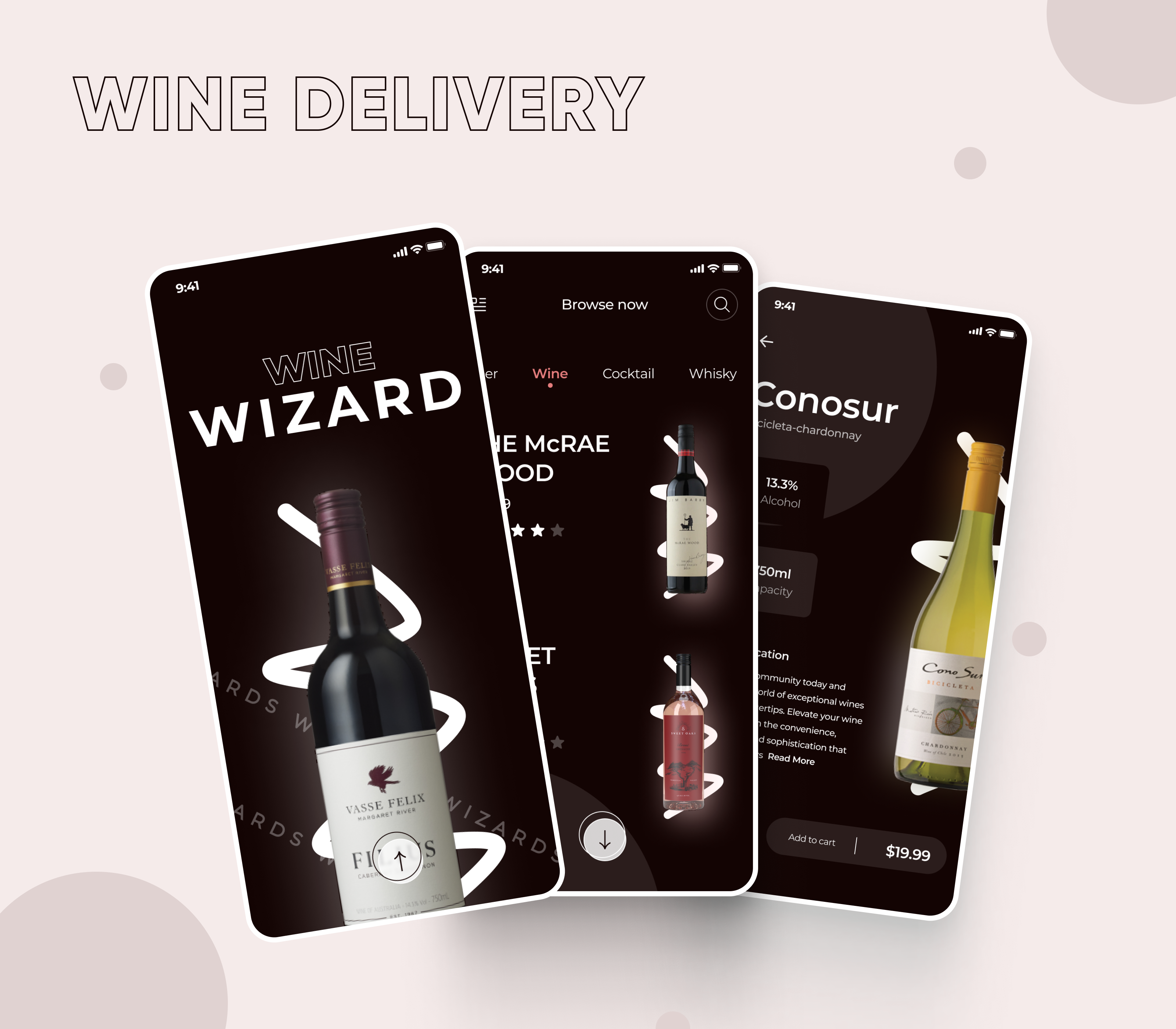 Wine Delivery App UI app design app ui app ux behance branding daily ux designers dribbble figma graphic design liquor delivery logo mobile ui online wine delivery ui ui bucket ui design ui designer ux designer wine delivery app