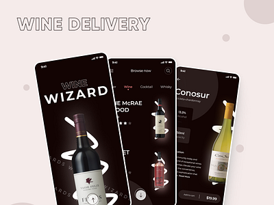 Wine Delivery App UI app design app ui app ux behance branding daily ux designers dribbble figma graphic design liquor delivery logo mobile ui online wine delivery ui ui bucket ui design ui designer ux designer wine delivery app