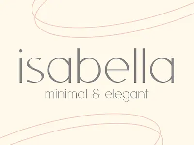 Isabella - Sophisticated Typeface branding decorative design elegant fashion female feminine font graphic design illustration logo luxury minimal modern serif simple stylish typeface wedding woman